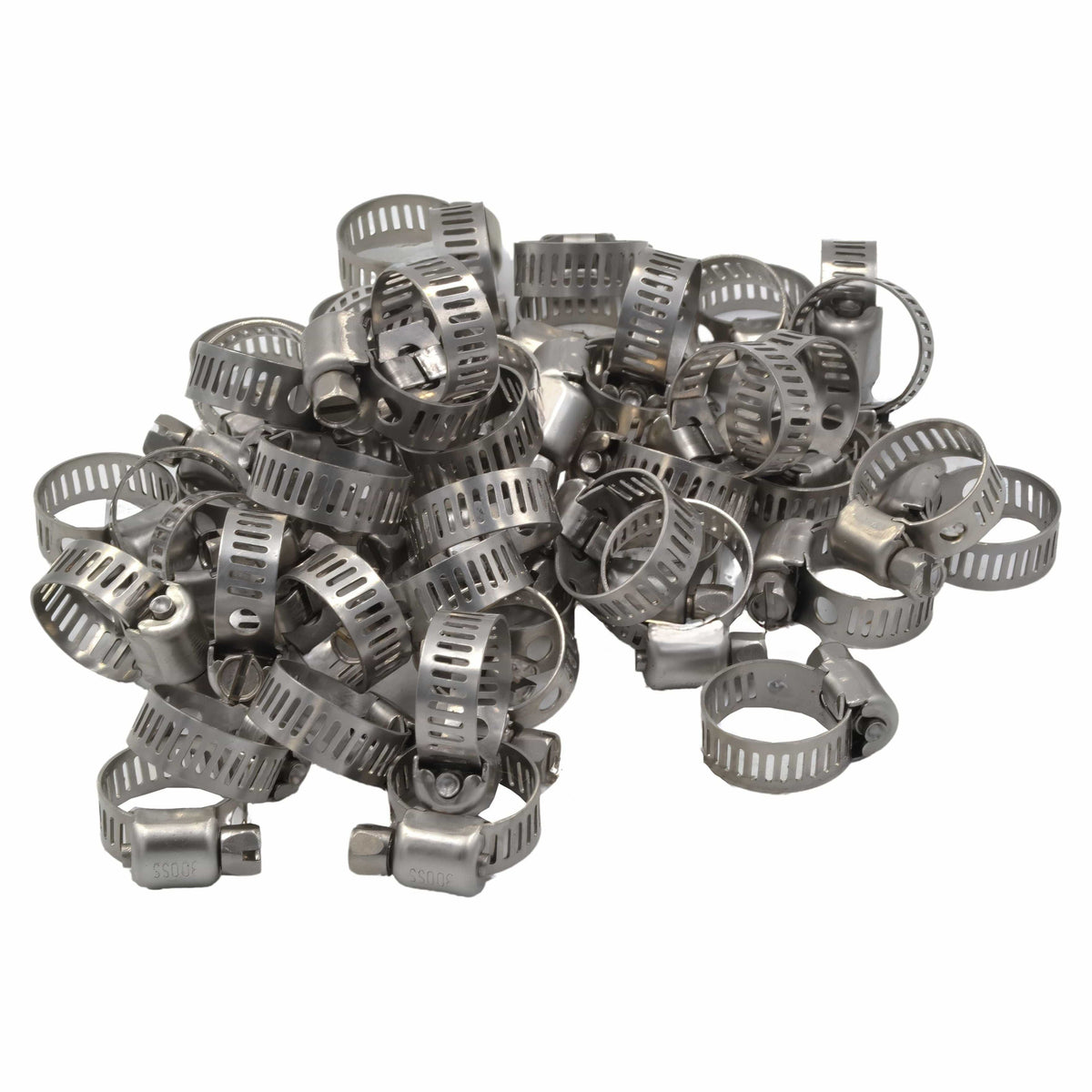 Twin Eagle Imports Grab Kits 50 Piece 304 Stainless Steel 6-15mm Worm Drive Hose Clamp