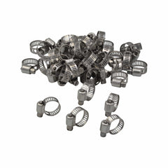 Twin Eagle Imports Grab Kits 50 Piece 304 Stainless Steel 7-16mm Worm Drive Hose Clamp