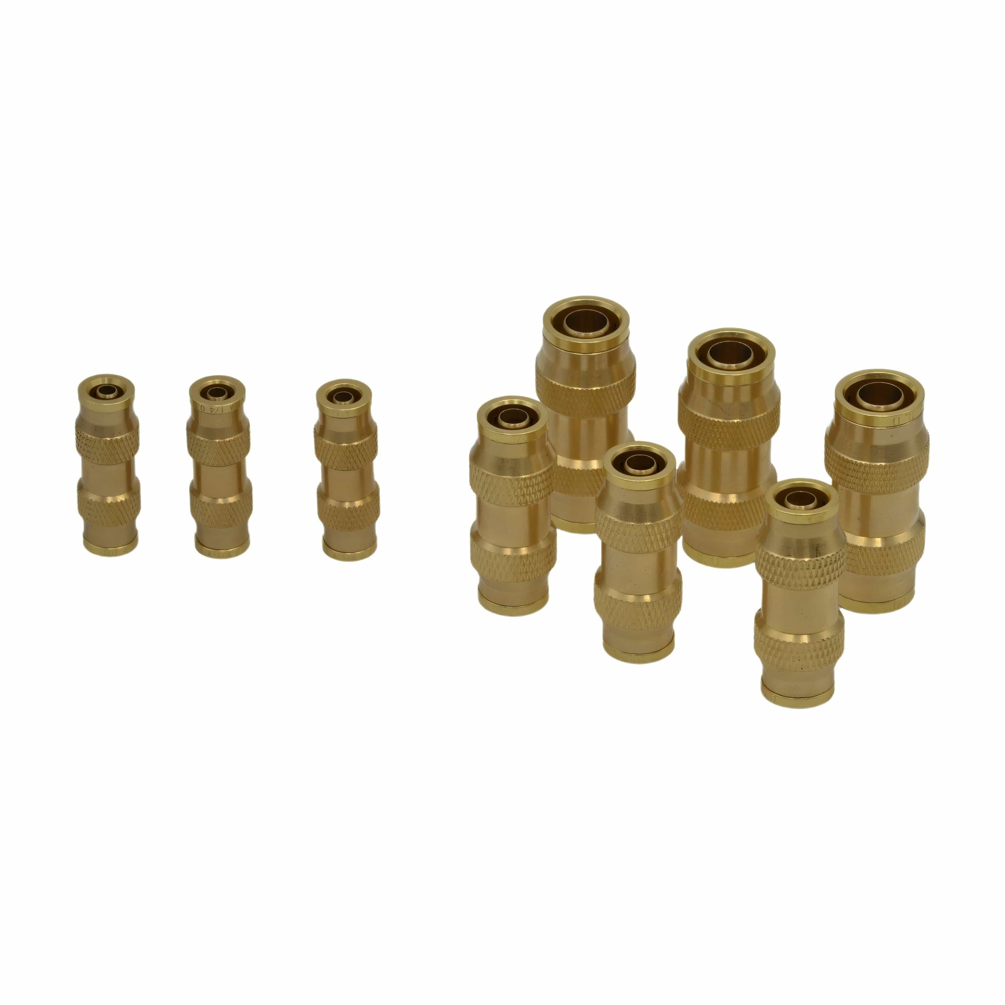 Twin Eagle Imports Grab Kits 9 Piece  DOT Straight Brass Push in Hose Connect Grab Kit Assortment