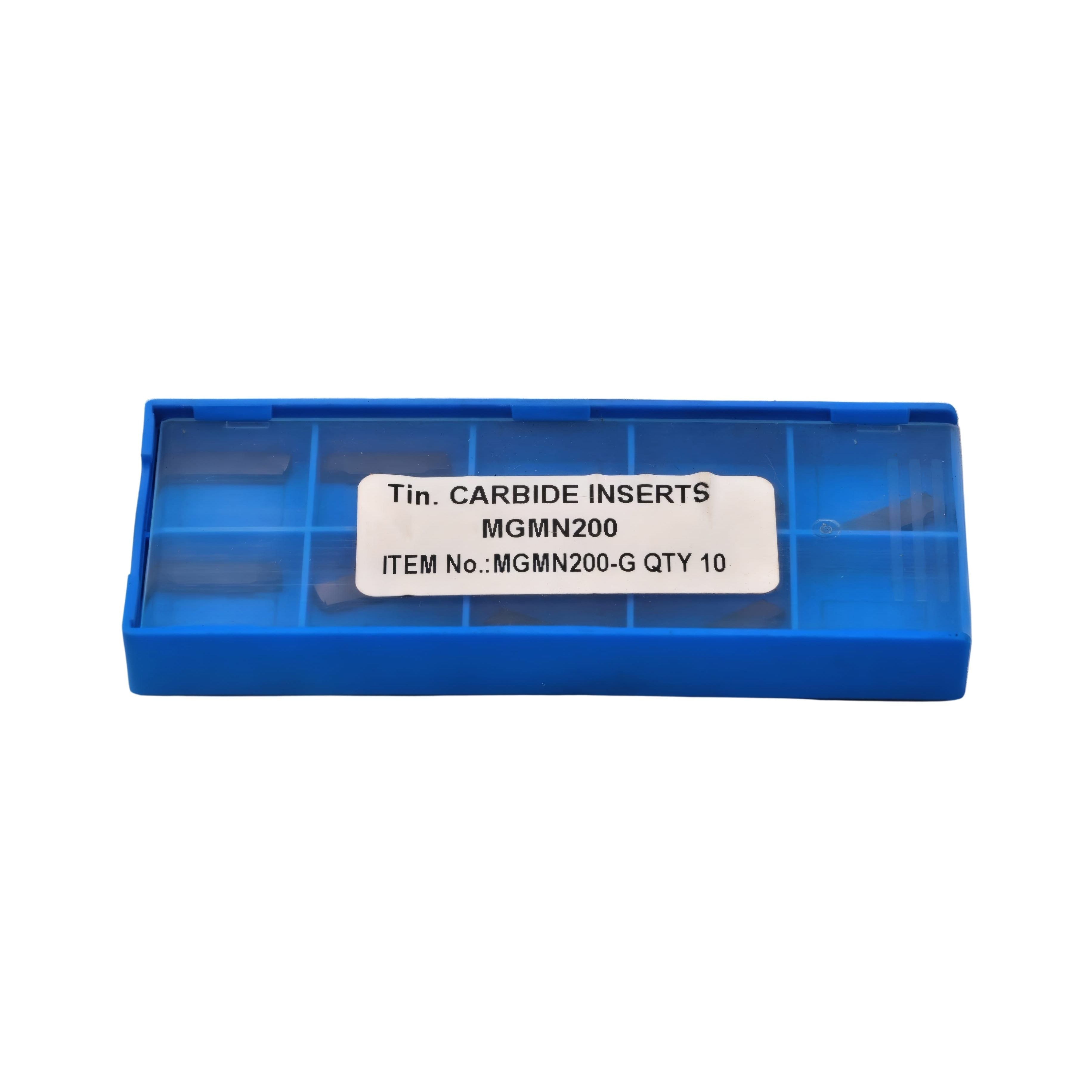 Twin Eagle Imports INSERTS Carbide Grooving Inserts MGMN200 TiAlN Coated (Pack of 10)