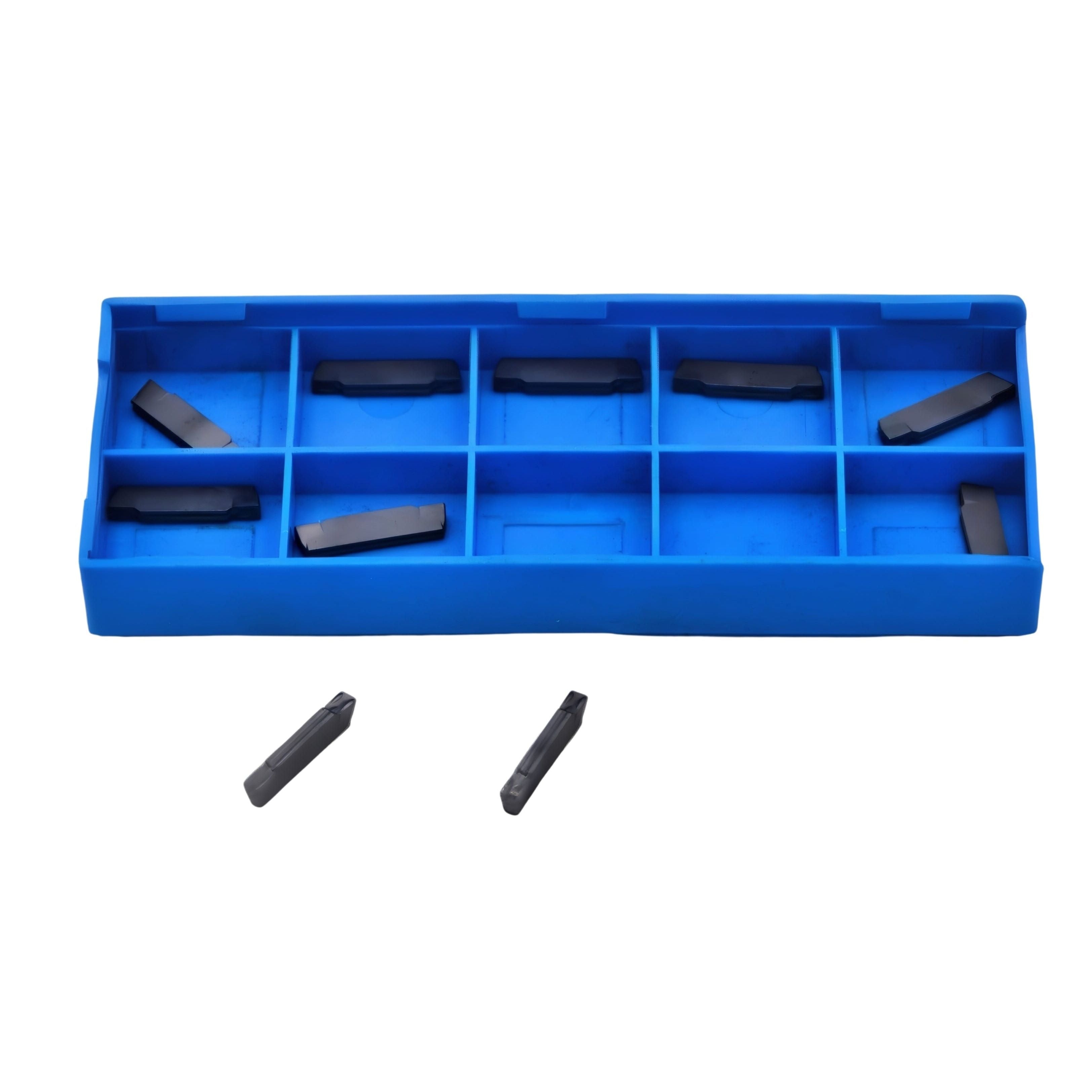 Twin Eagle Imports INSERTS Carbide Grooving Inserts MGMN200 TiAlN Coated (Pack of 10)