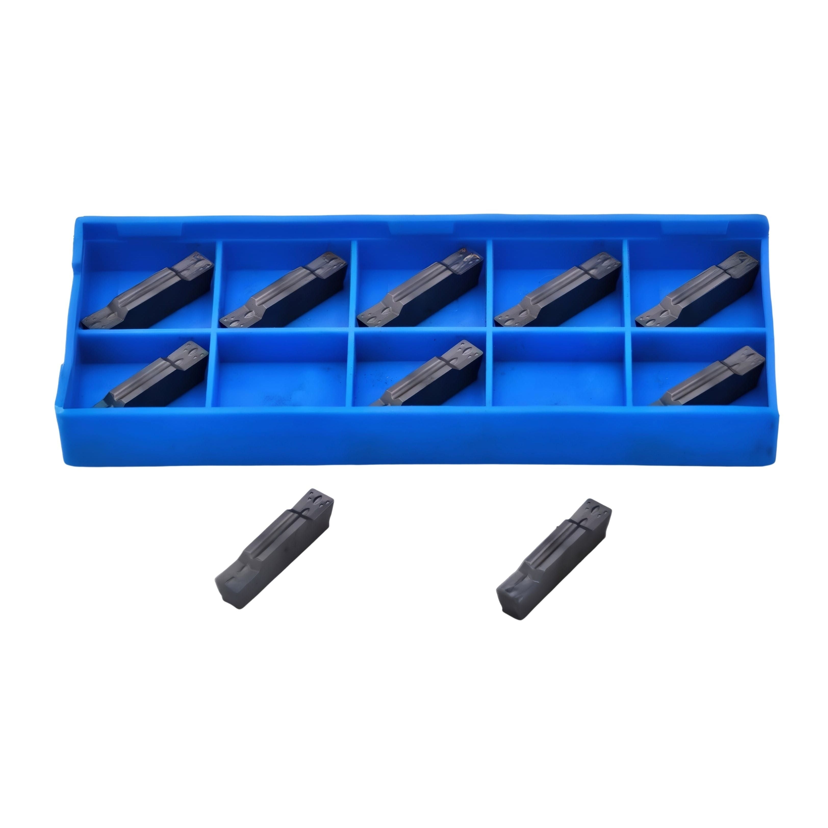 Twin Eagle Imports INSERTS Carbide Grooving Inserts MGMN400 TiAlN Coated 4.0mm (Pack of 10)