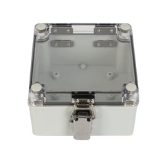 Twin Eagle Imports Junction Box ABS IP66 Clear Lid Hinge Junction Box 125 x 125 x 75mm