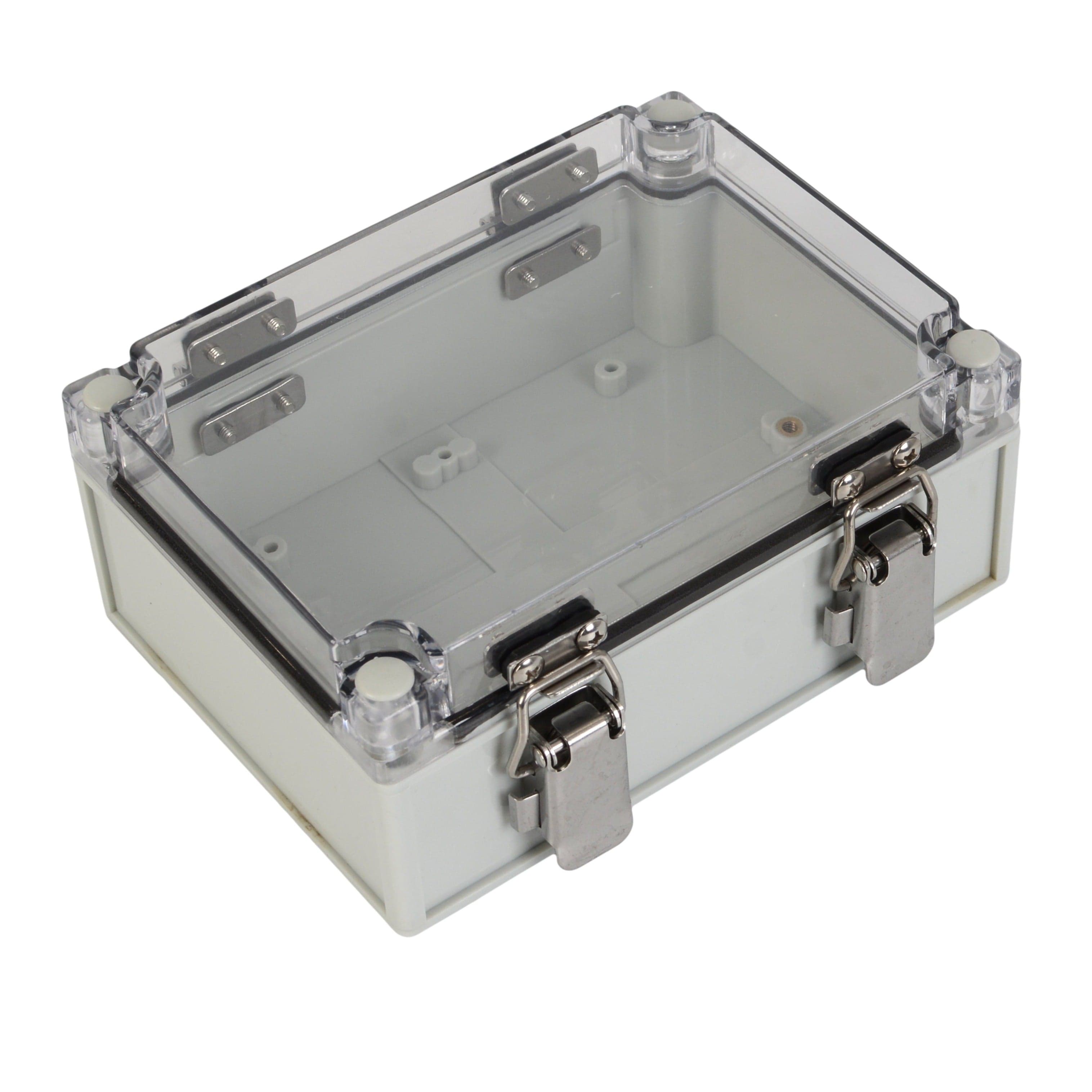 Twin Eagle Imports Junction Box ABS IP66 Clear Lid Hinge Junction Box 125 x 175 x 75mm