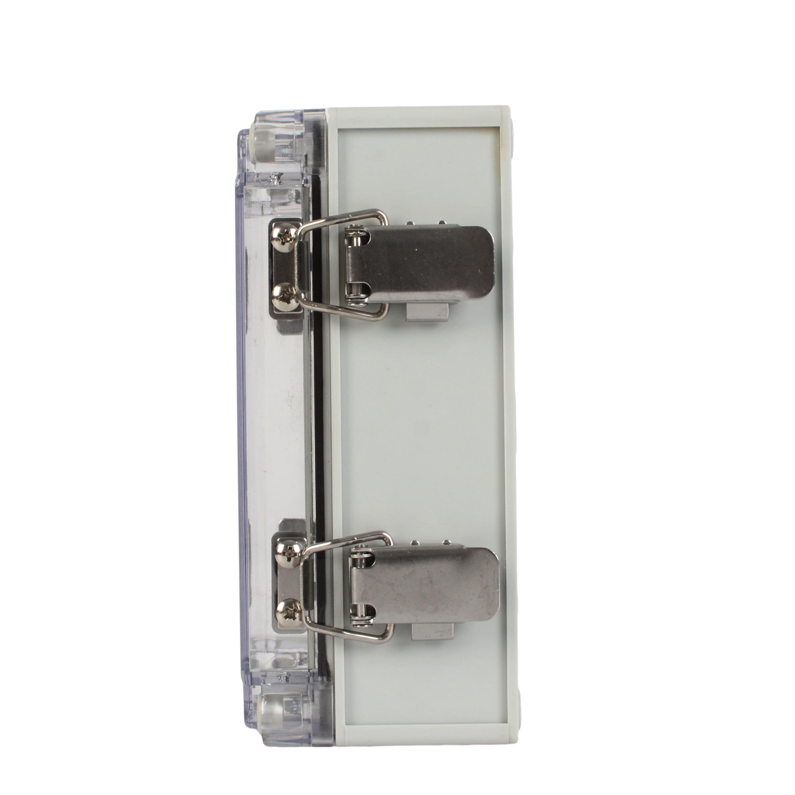 Twin Eagle Imports Junction Box ABS IP66 Clear Lid Hinge Junction Box 125 x 175 x 75mm