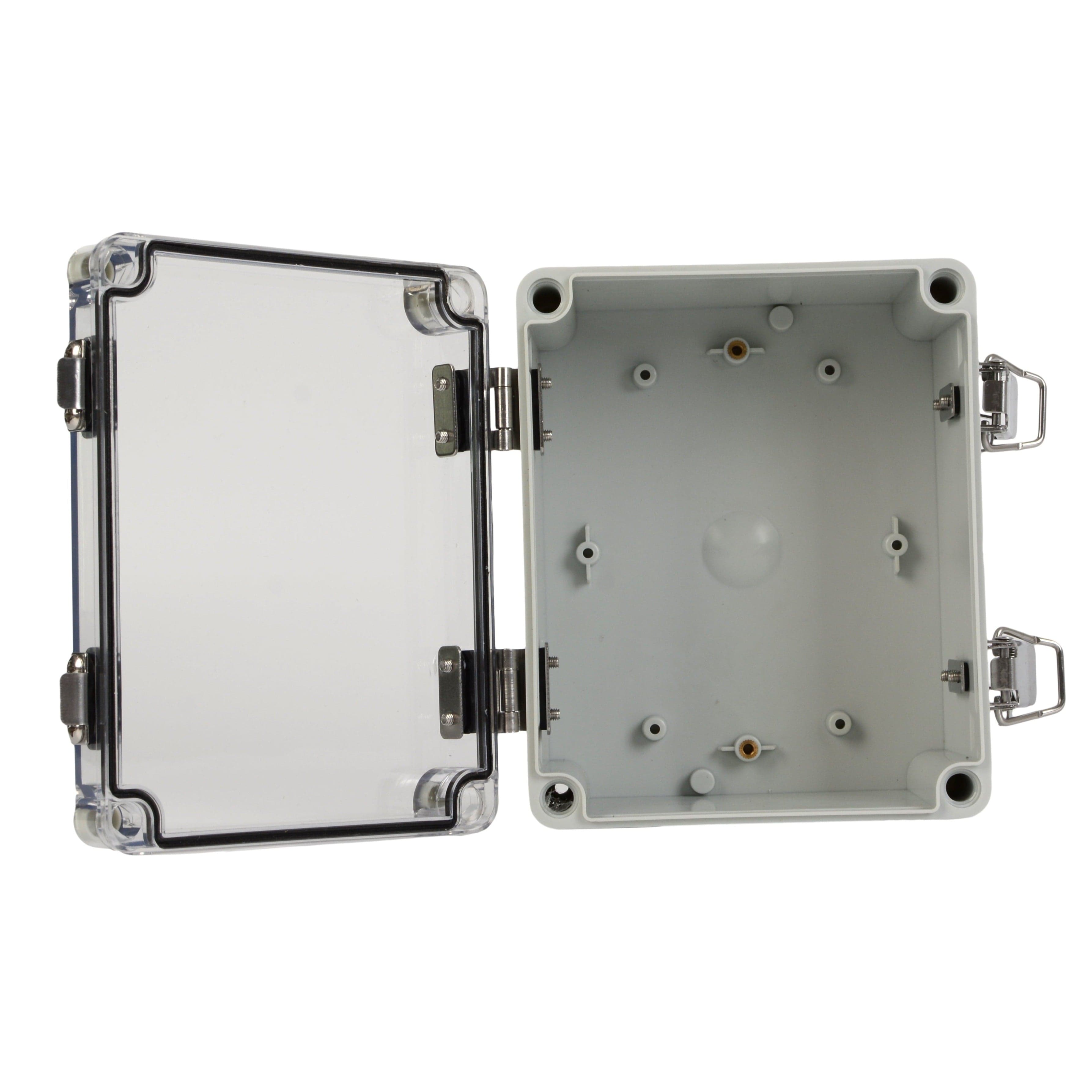 Twin Eagle Imports Junction Box ABS IP66 Clear Lid Hinge Junction Box 140 x 170 x 95mm