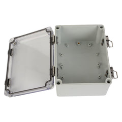Twin Eagle Imports Junction Box ABS IP66 Clear Lid Hinge Junction Box 150 x 200 x 100mm