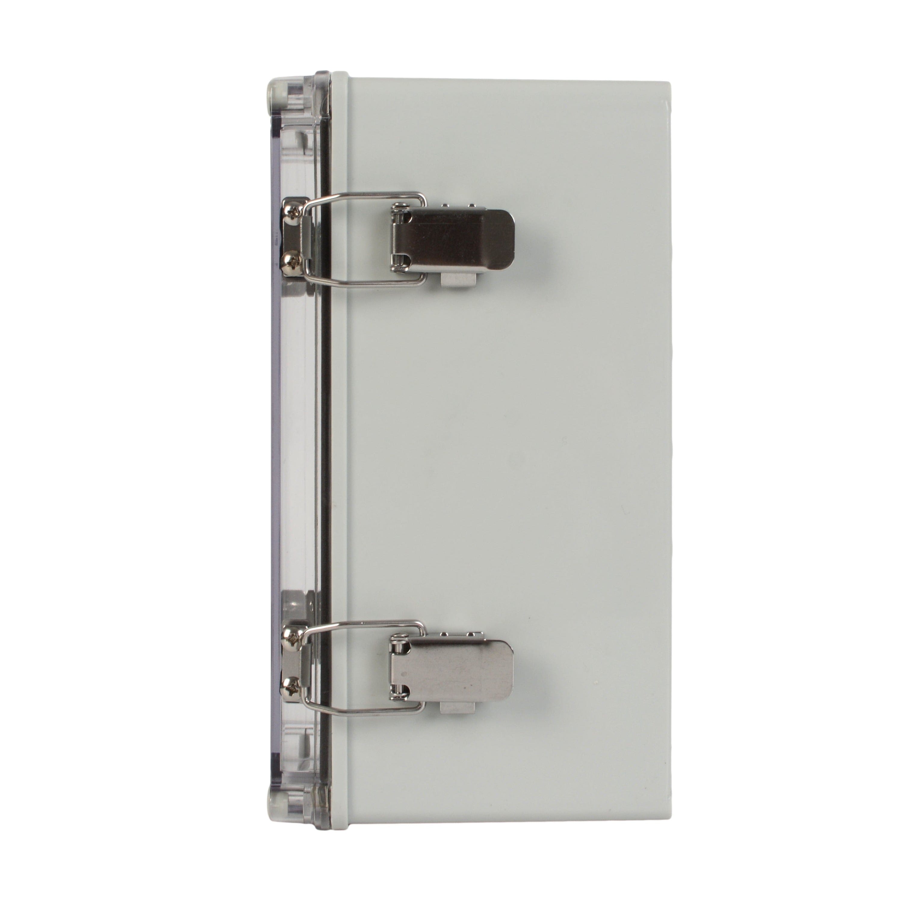 Twin Eagle Imports Junction Box ABS IP66 Clear Lid Hinge Junction Box 150 x 250 x 130mm