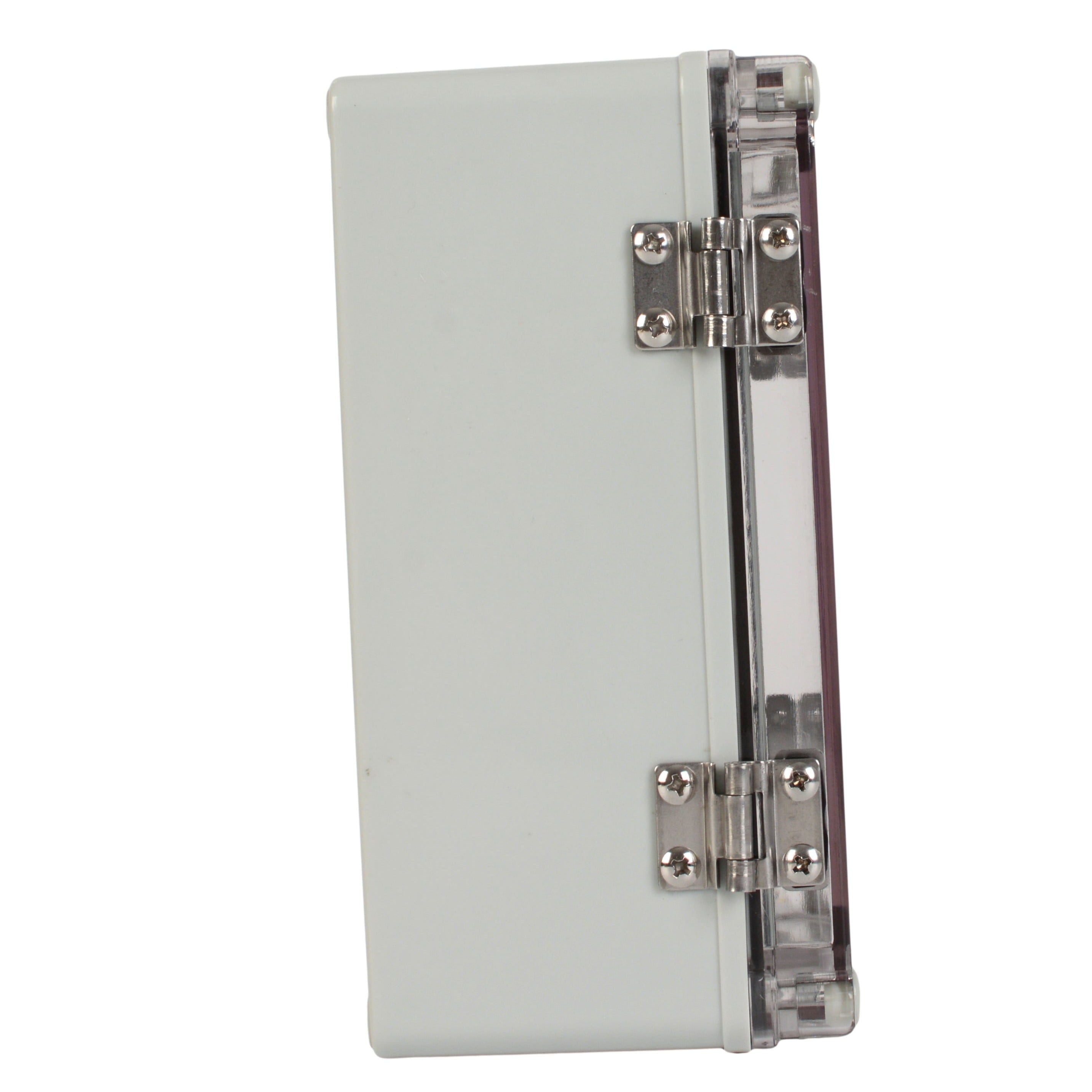 Twin Eagle Imports Junction Box ABS IP66 Clear Lid Hinge Junction Box 200 x 200 x 95mm