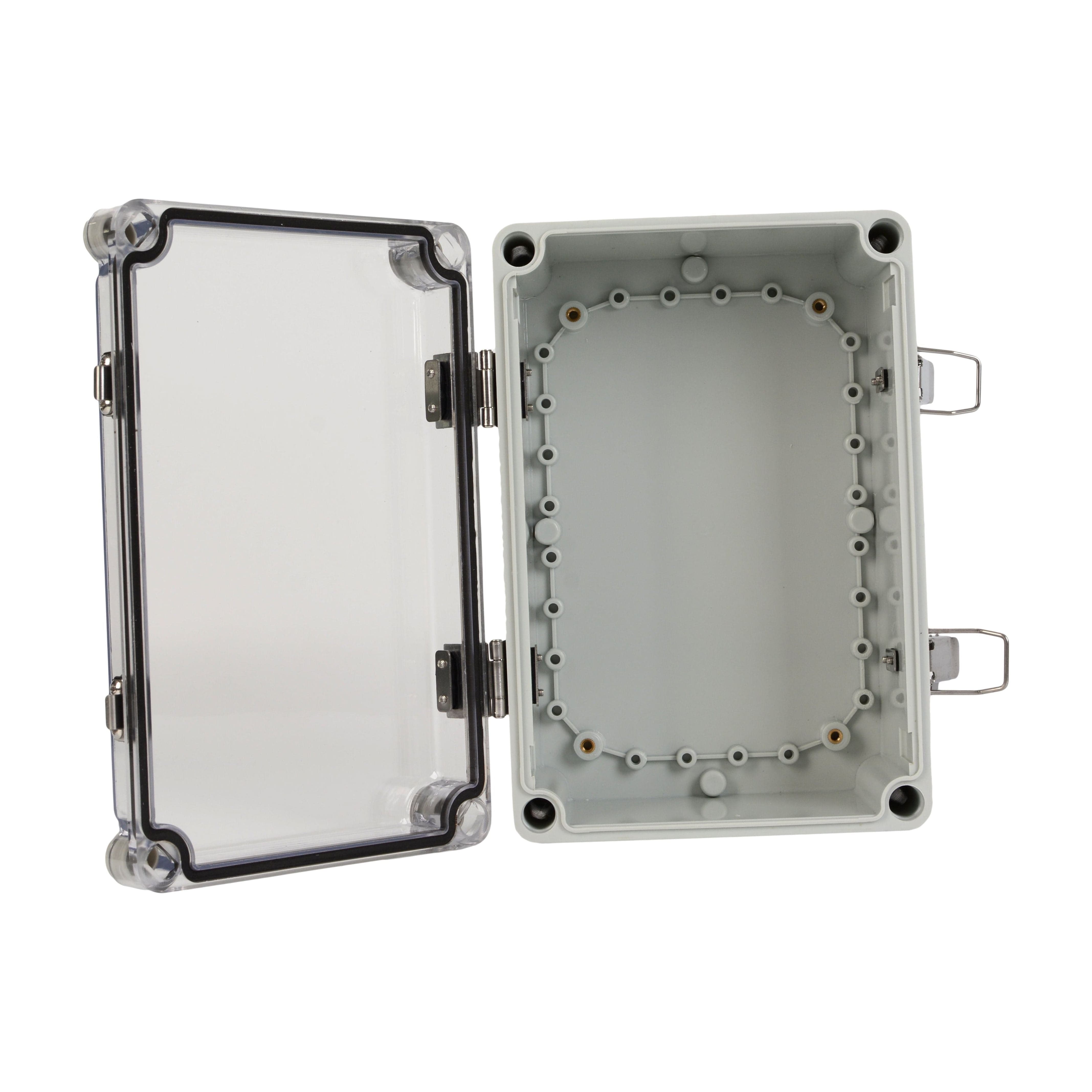 Twin Eagle Imports Junction Box ABS IP66 Clear Lid Hinge Junction Box 280 x 190 x 130mm