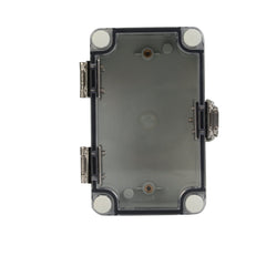 Twin Eagle Imports Junction Box ABS IP66 Clear Lid Hinge Junction Box 80 x 130 x 70mm