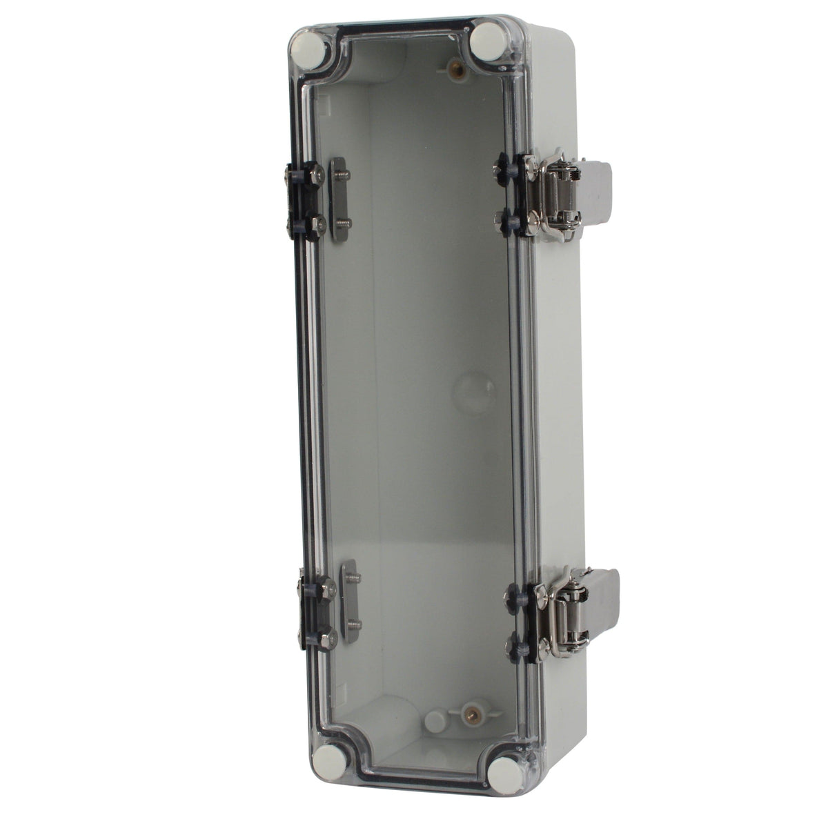 Twin Eagle Imports Junction Box ABS IP66 Clear Lid Hinge Junction Box 80 x 250 x 70mm