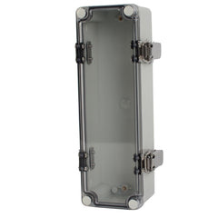Twin Eagle Imports Junction Box ABS IP66 Clear Lid Hinge Junction Box 80 x 250 x 70mm