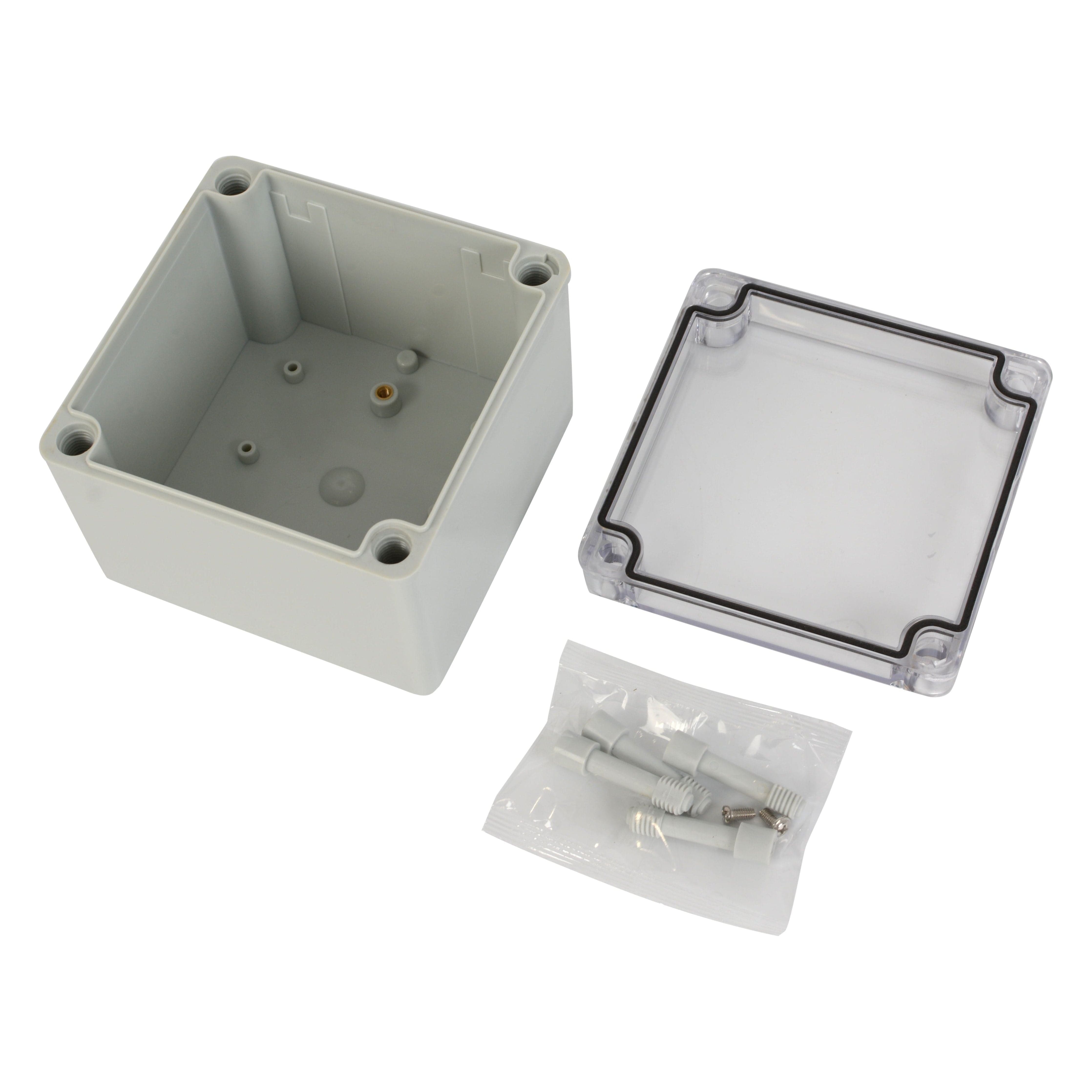Twin Eagle Imports Junction Box ABS IP66 Clear Lid Junction Box 125 x 125 x 100mm