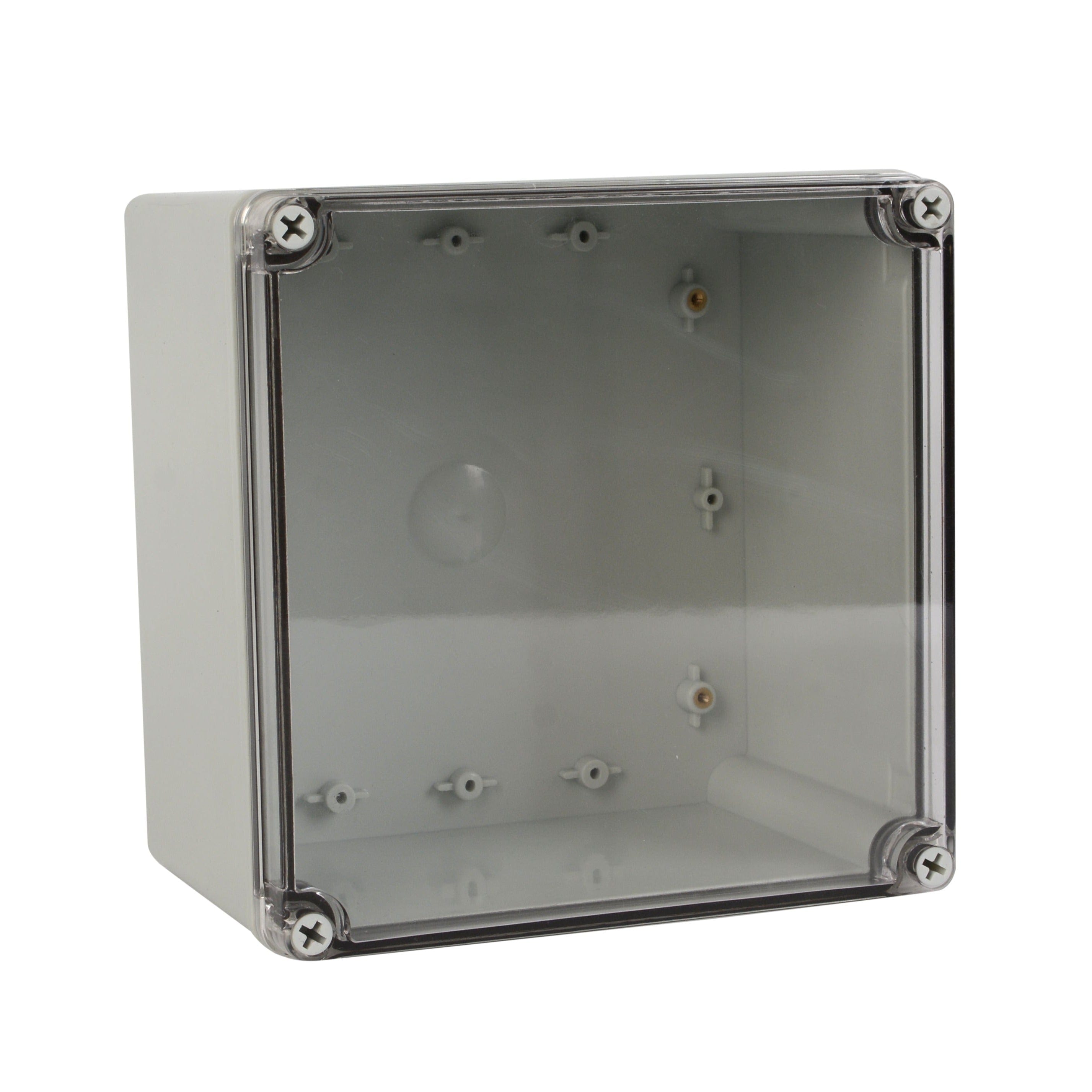 Twin Eagle Imports Junction Box ABS IP66 Clear Lid Junction Box 200 x 200 x 130mm
