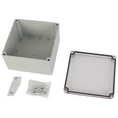 Twin Eagle Imports Junction Box ABS IP66 Clear Lid Junction Box 200 x 200 x 130mm