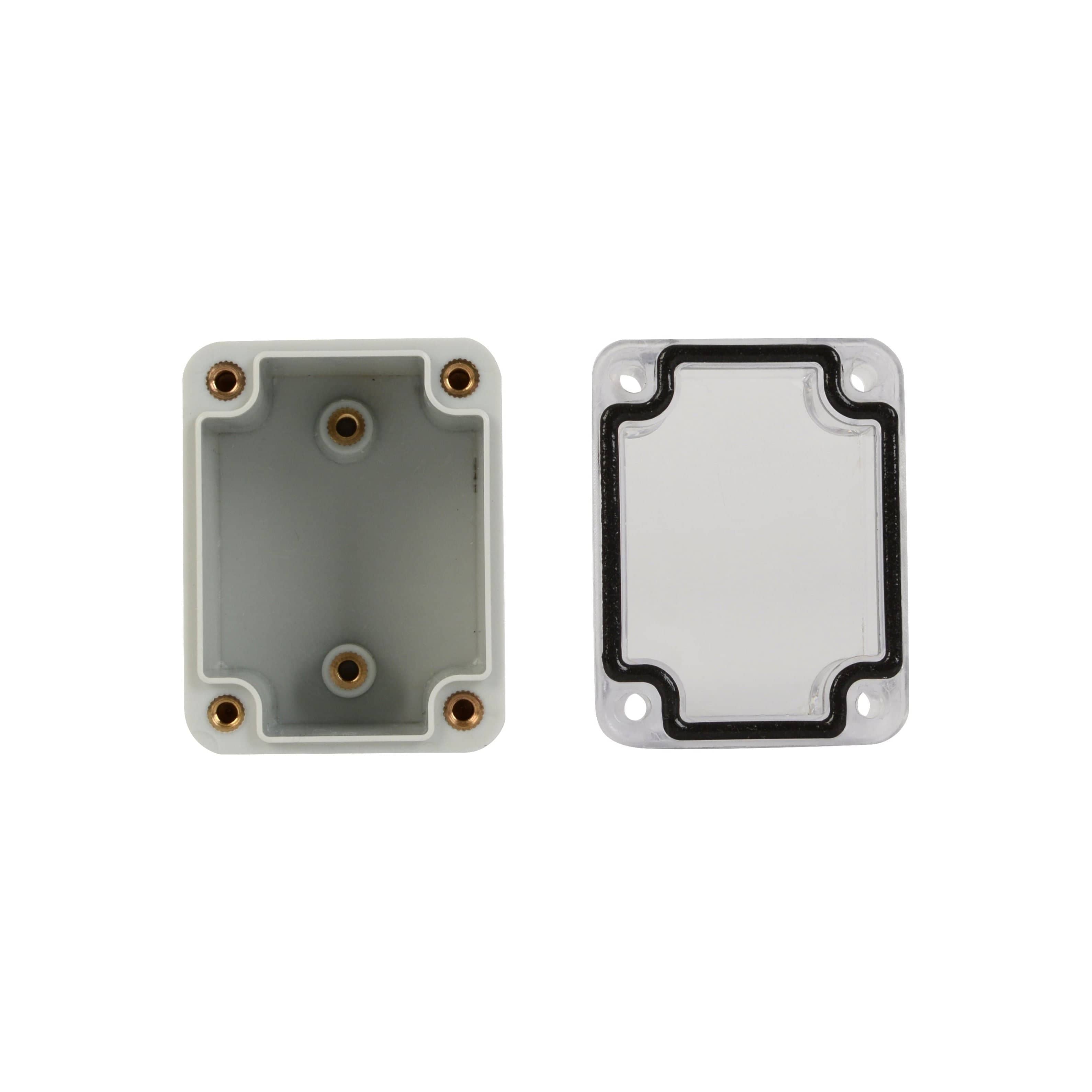 Twin Eagle Imports Junction Box ABS IP66 Clear Lid Junction Box 50 x 65 x 55mm