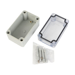 Twin Eagle Imports Junction Box ABS IP66 Clear Lid Junction Box 80 x 130 x 85mm