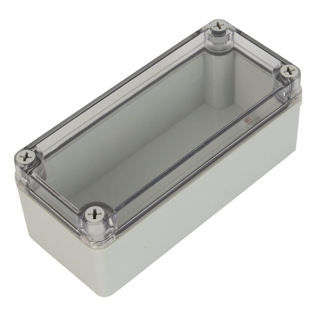 Twin Eagle Imports Junction Box ABS IP66 Clear Lid Junction Box 80 x 180 x 70mm
