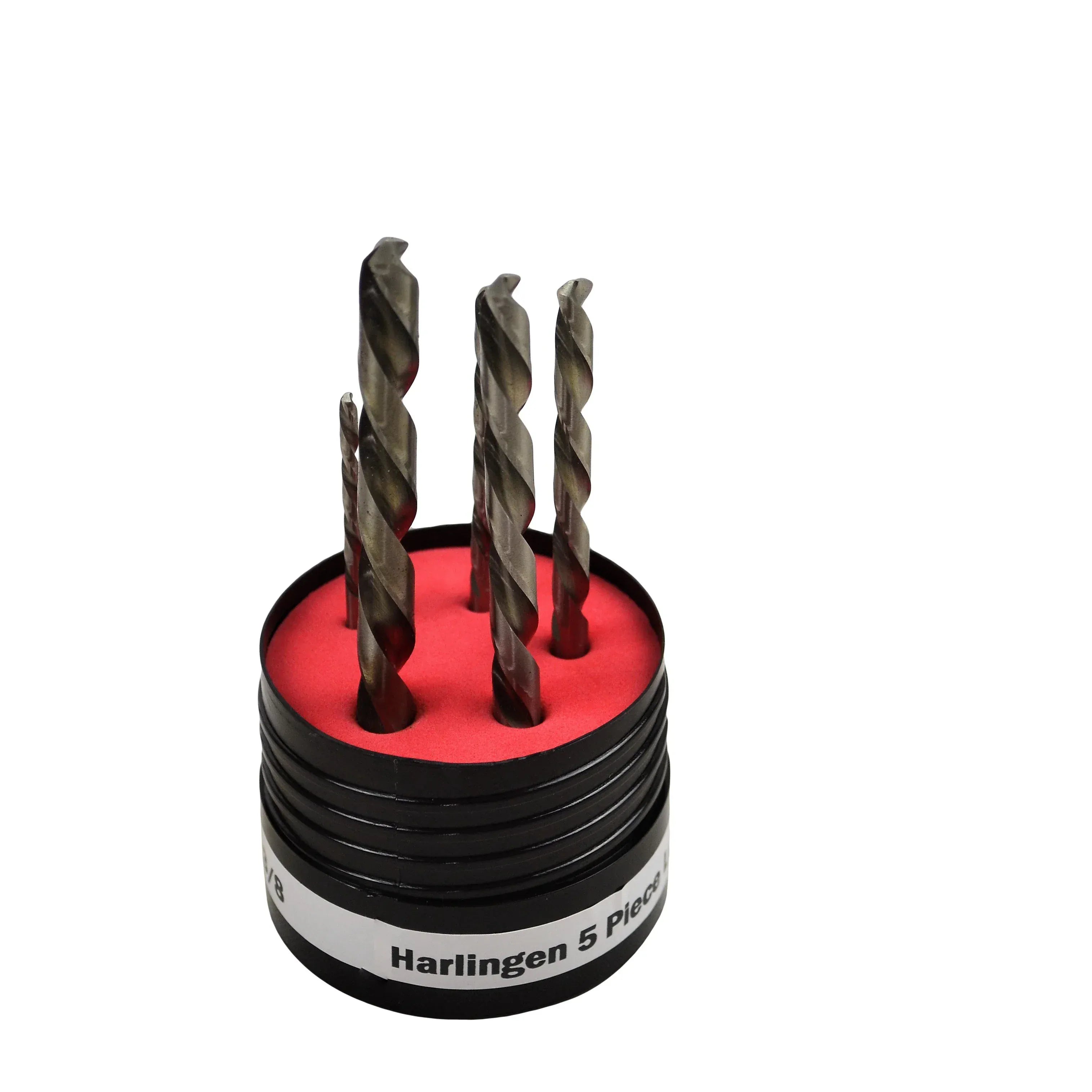 Twin Eagle Imports Left Hand Drill Bit Left Hand HSS Drill Bit Set – 5 Piece (3/16"–3/8") – 135° Split Point