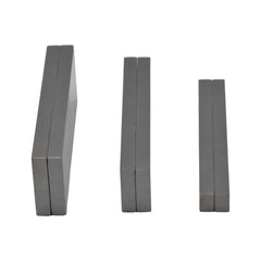 Twin Eagle Imports Parallel Bars 8 Pairs Parallel Steel Gauge Block Set Ground Steel 16 plates 120 mm Long