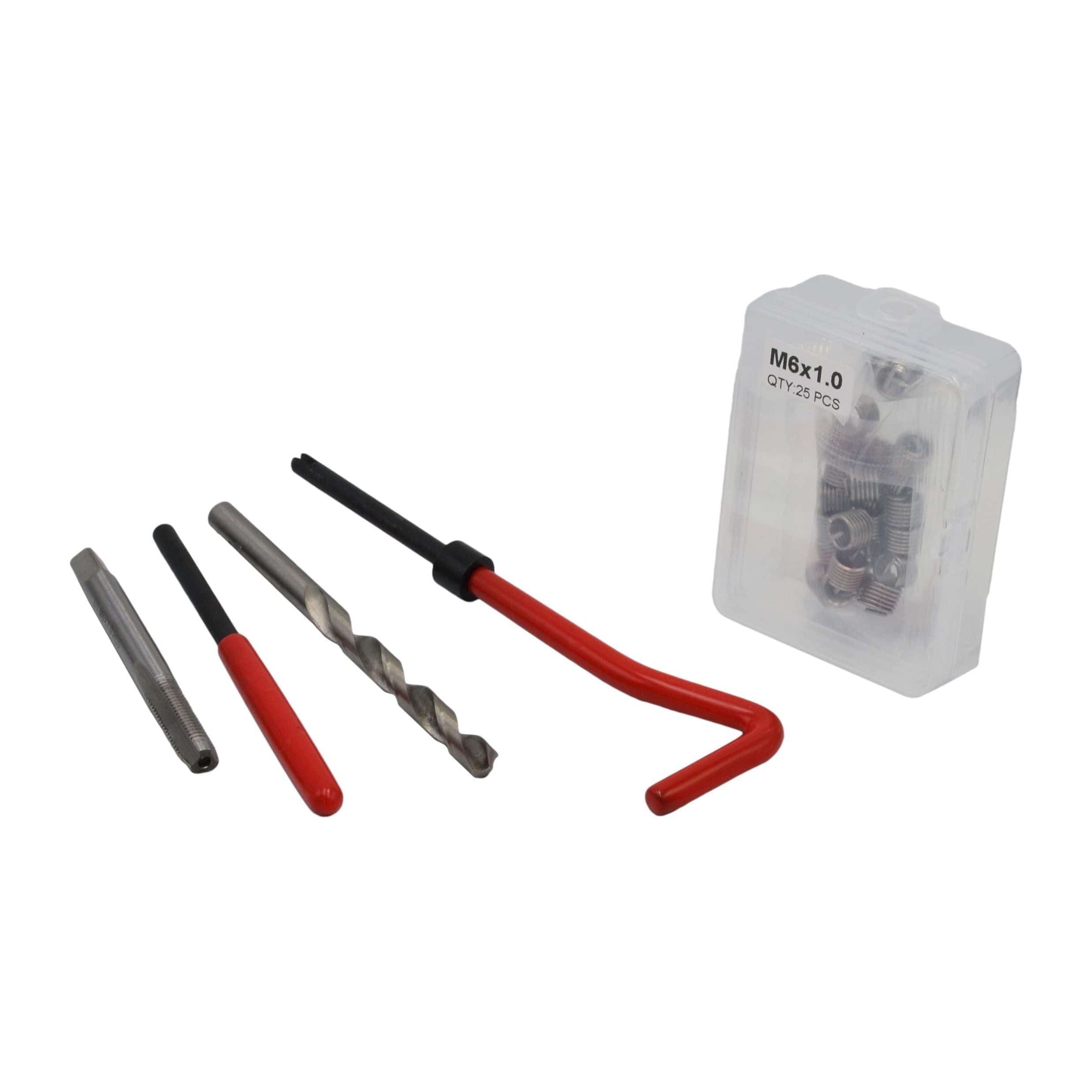 Twin Eagle Imports Thread Repair 261 Pc Master Imperial & Metric Helicoil Thread Repair Kit