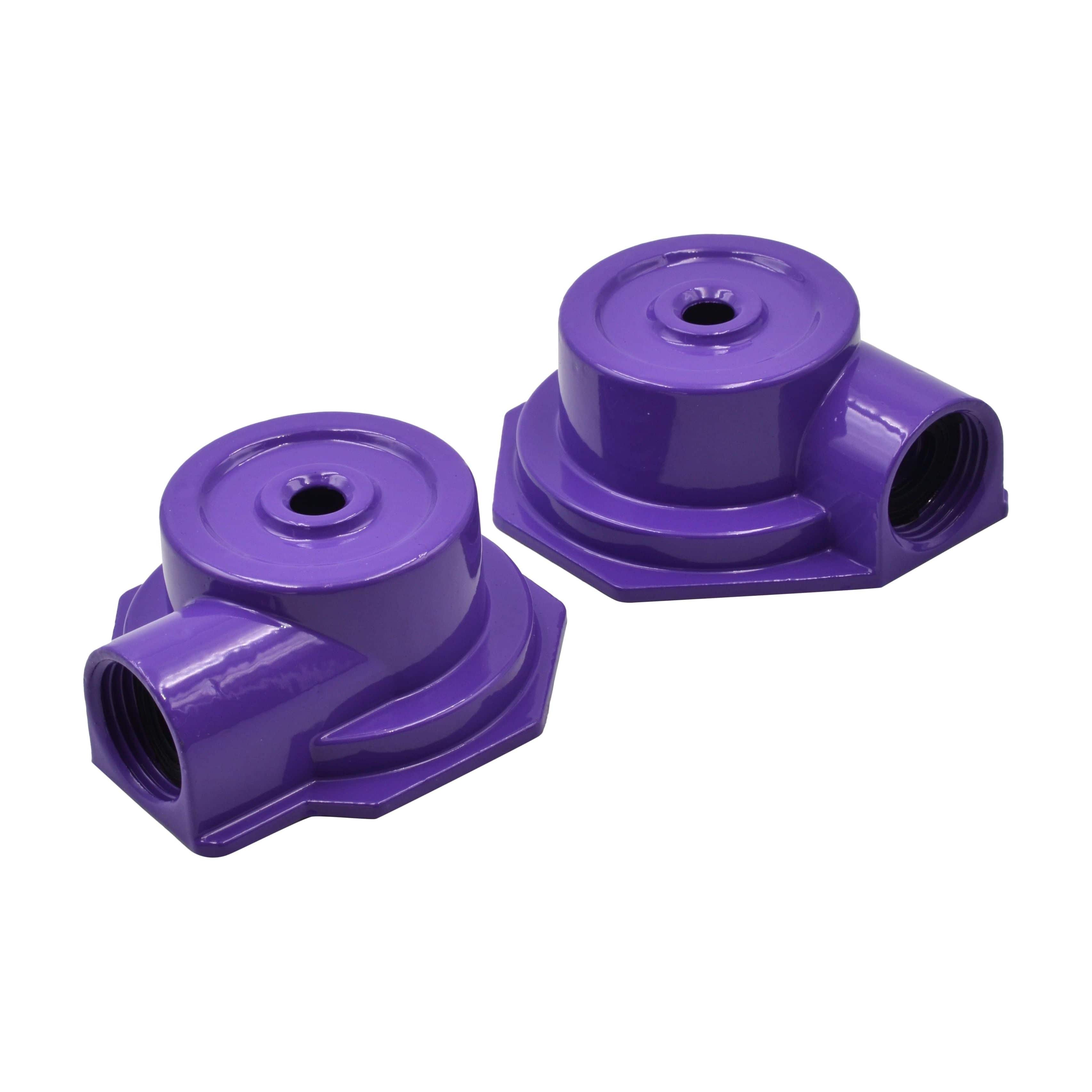 Twin Eagle Imports Toilet Valve 4× Reclaimed / Recycled Water Purple Metal Dome Sprinklers for lawn, irrigation