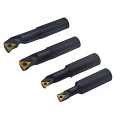 Twin Eagle Imports Turning Tool Stubby Indexable Boring Bar 4 Piece Set 18 mm Shank
