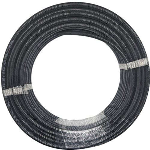 Twin Eagles Air Hose Nylon Air Line Hose Tube 1/4'', One Layer 50m length Black