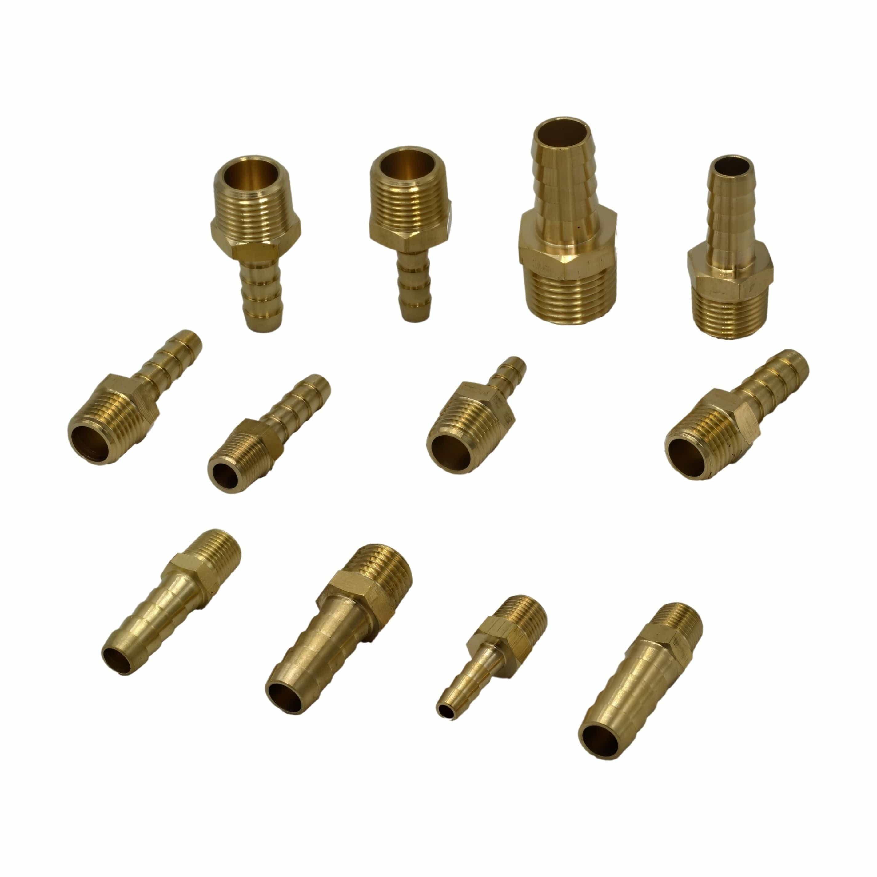 Twin Eagles Brass Connector 48 pc Brass BSP Barb Male Grab Kit