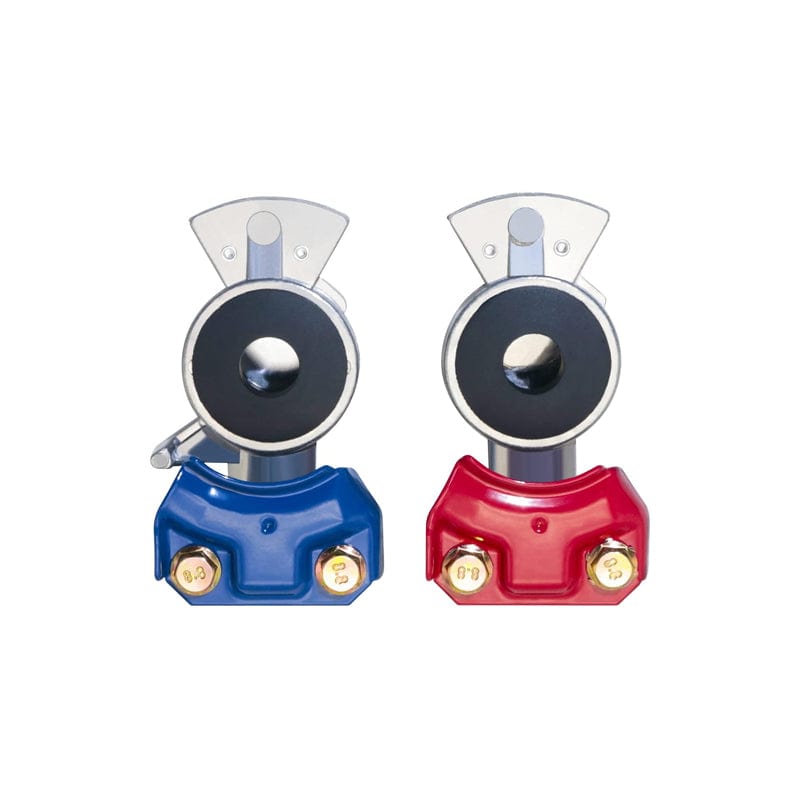 Universal Glad Hands – Pair of Corrosion-Resistant Couplers (Red & Blue) - Twin Eagle Imports