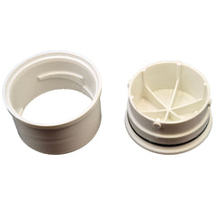 White Bolted Trap Screw - Twin Eagle Imports
