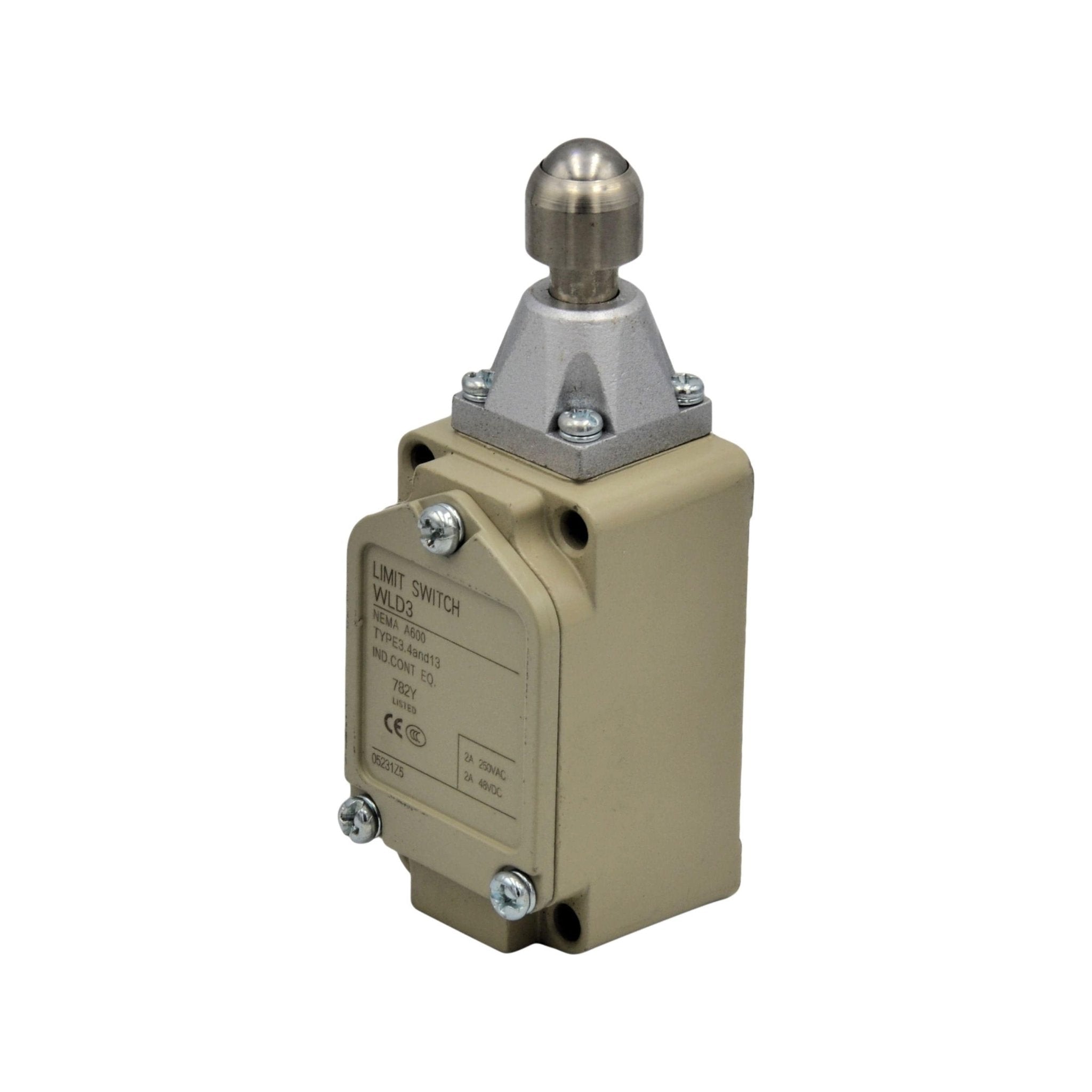 WLD3 Stainless Steel Button Plunger Limit Switch - Twin Eagle Imports