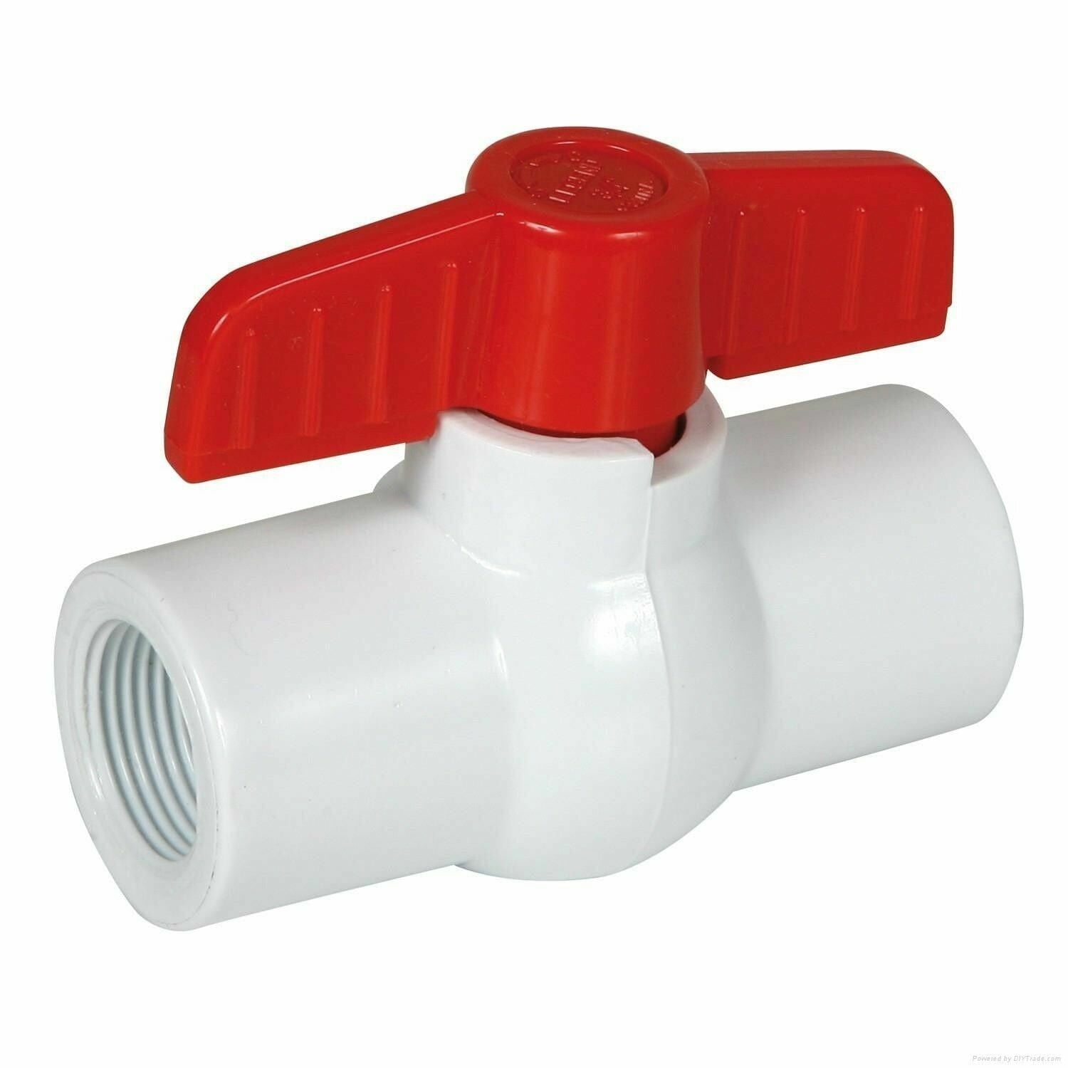 x1 PVC Pipe Female/Female 1/2" BSP Thread Ball Valve - Twin Eagle Imports