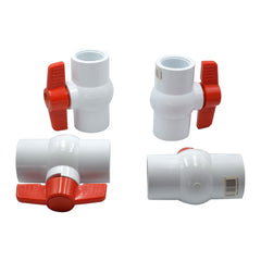 x4 PVC Pipe Female/Female 1 1/4" NPT Thread Ball Valve - Twin Eagle Imports
