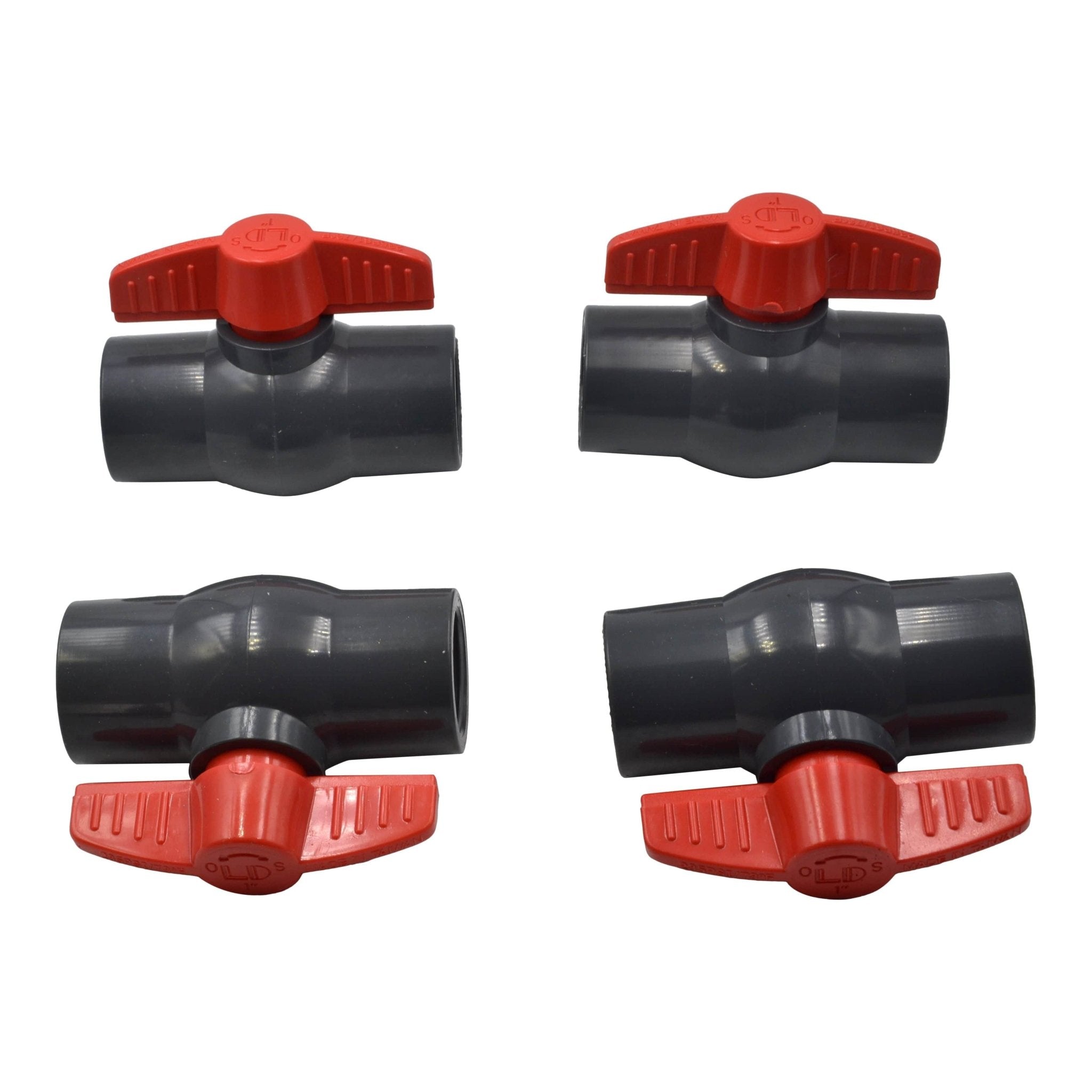 x4 PVC Pipe Female/Female 1" Slip Join Ball Valve - Twin Eagle Imports