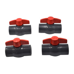 x4 PVC Pipe Female/Female 1" Slip Join Ball Valve - Twin Eagle Imports