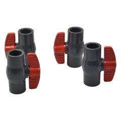 x4 PVC Pipe Female/Female 1/2" Slip Join Ball Valve - Twin Eagle Imports