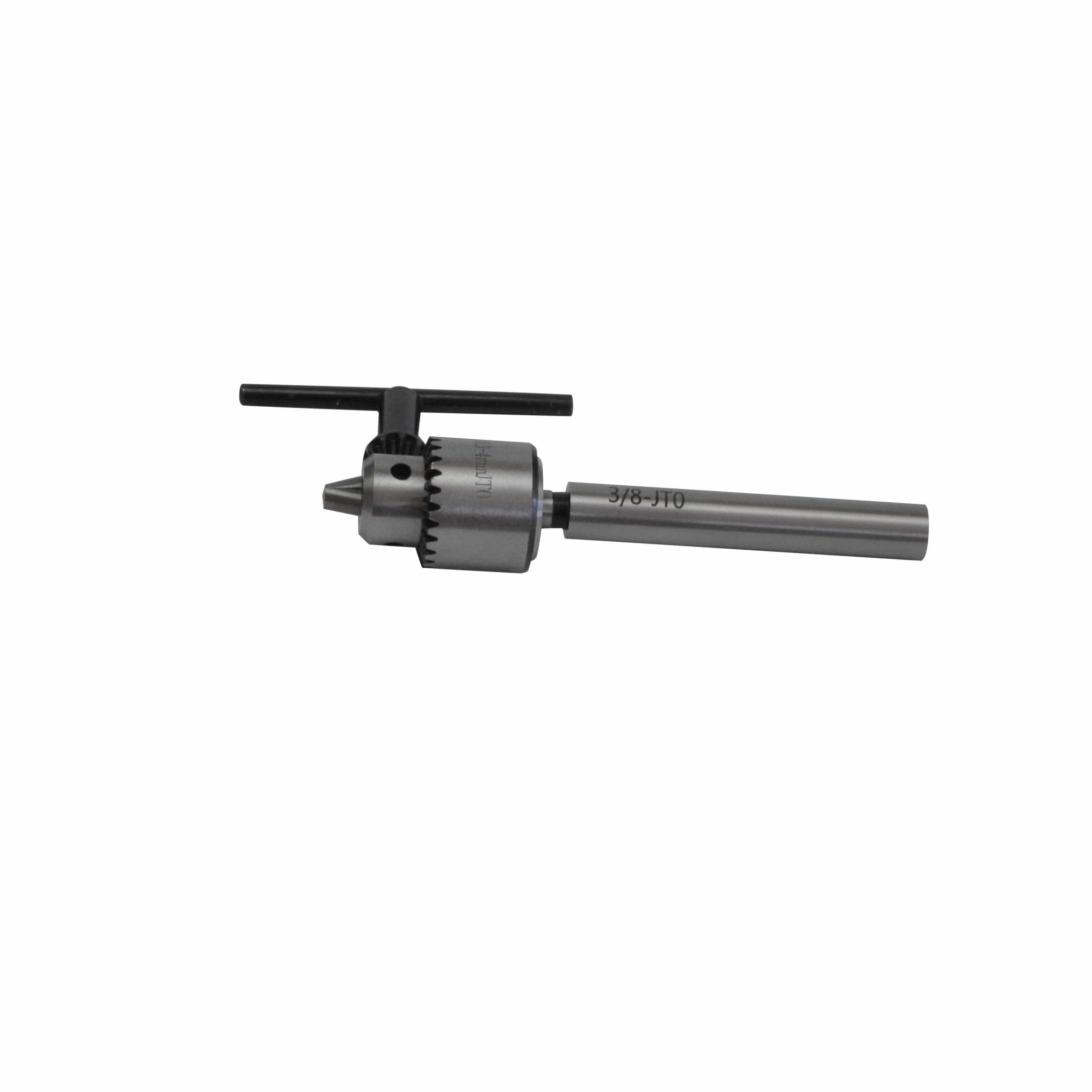 0.3-4mm JT0 Keyed Drill Chuck with 3/8" Straight Shank Arbor - Twin Eagle Imports