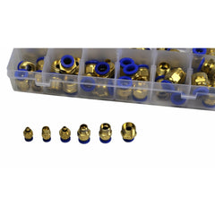 102pc PC Series Push in Air Line Grab Kit Assortment - Twin Eagle Imports