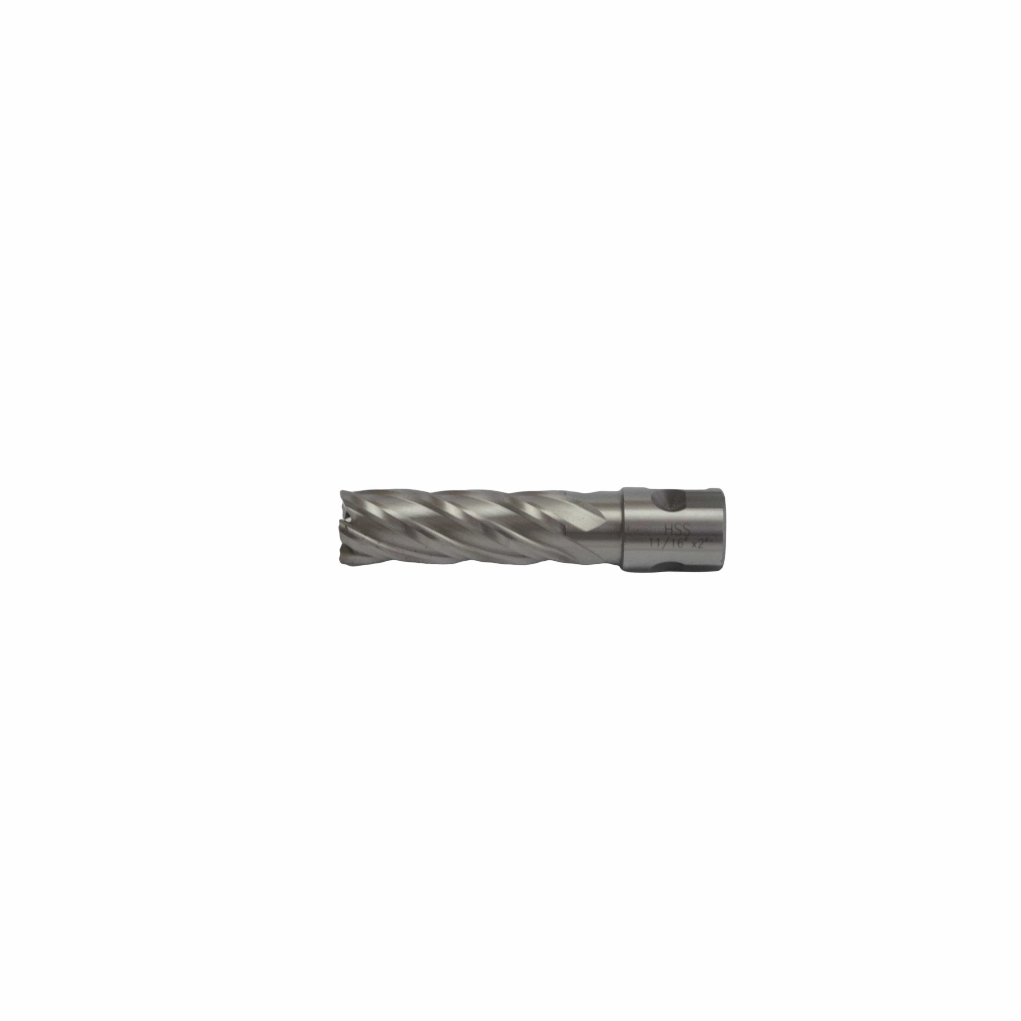 11/16" x 2" Annular cutter 3/4" Weldon Shank - Twin Eagle Imports