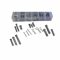 112pc Metric Clevis Pins and R Pin Grab Kit - Twin Eagle Imports