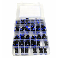 118pc Pneumatic Push in Air Line Hose Joiner Grab Kits Assortmentt - Twin Eagle Imports