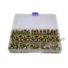 120pc Imperial Steel Flange Head Nutserts Grab Kit Assortment - Twin Eagle Imports