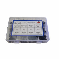 124pc Button Head Cap Screw Grab Kit - Twin Eagle Imports