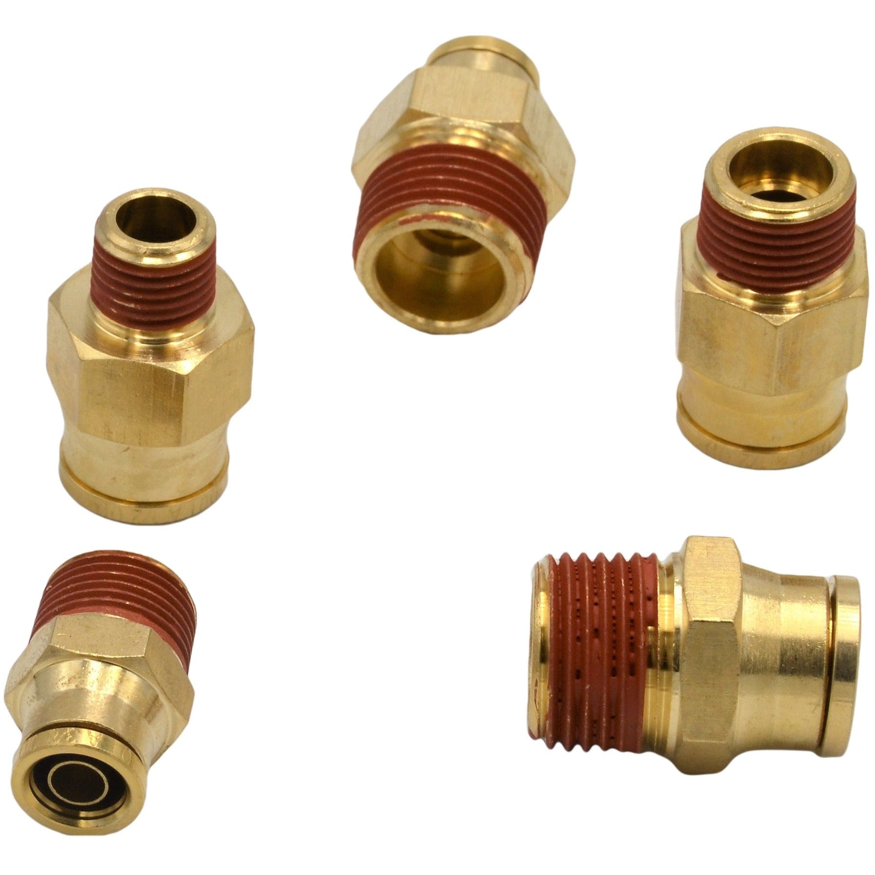 16-Piece DOT Brass Quick Connect Fitting Kit - Twin Eagle Imports