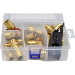 16-Piece DOT Brass Quick Connect Fitting Kit - Twin Eagle Imports