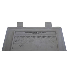 164pc Metric Woodruff Keys Grab Kit - Twin Eagle Imports