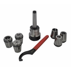18 pc collets 3-20mm ER32 MT2 Precision Milling Collet Set - Twin Eagle Imports