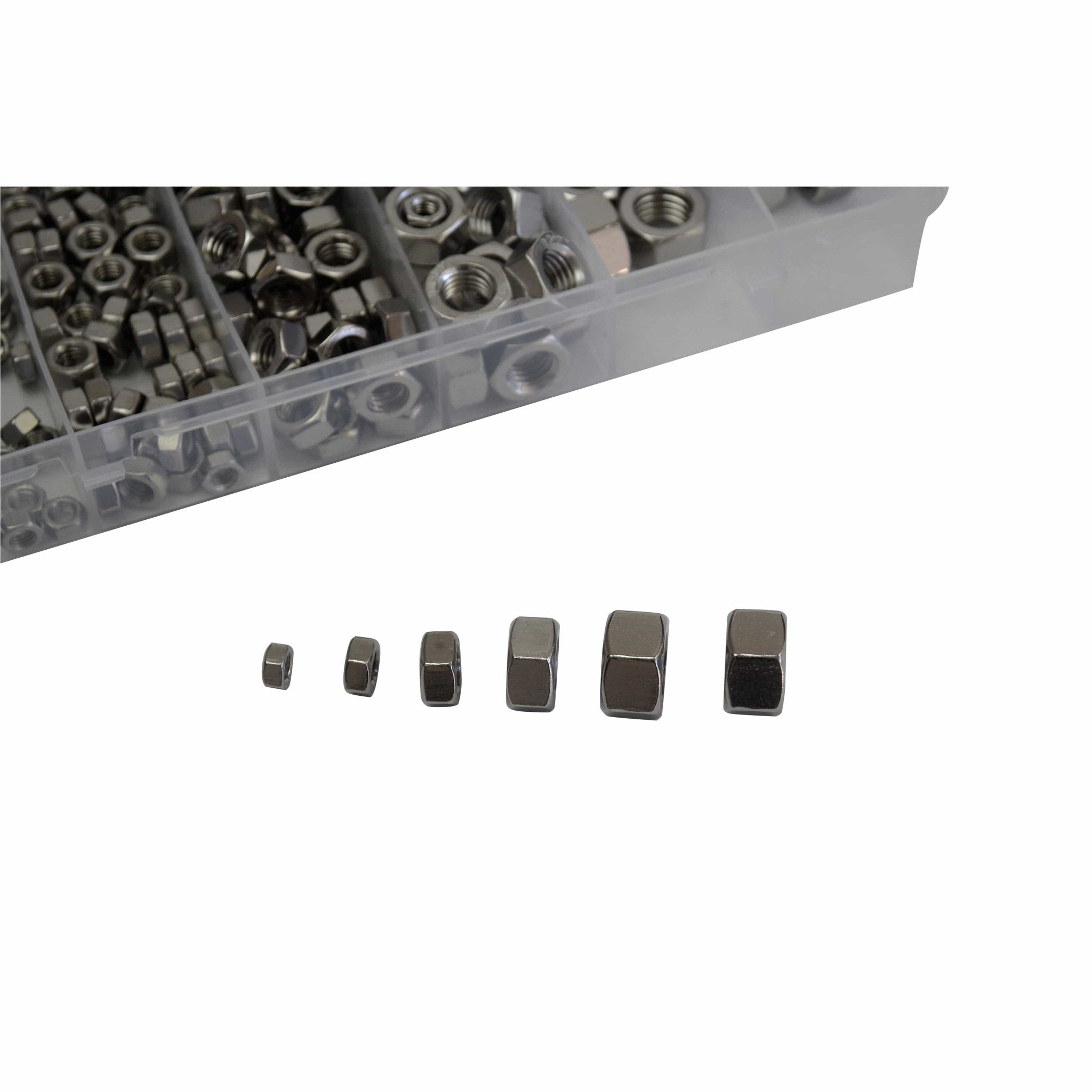 190pc Stainless Steel Nut Assortment - Twin Eagle Imports